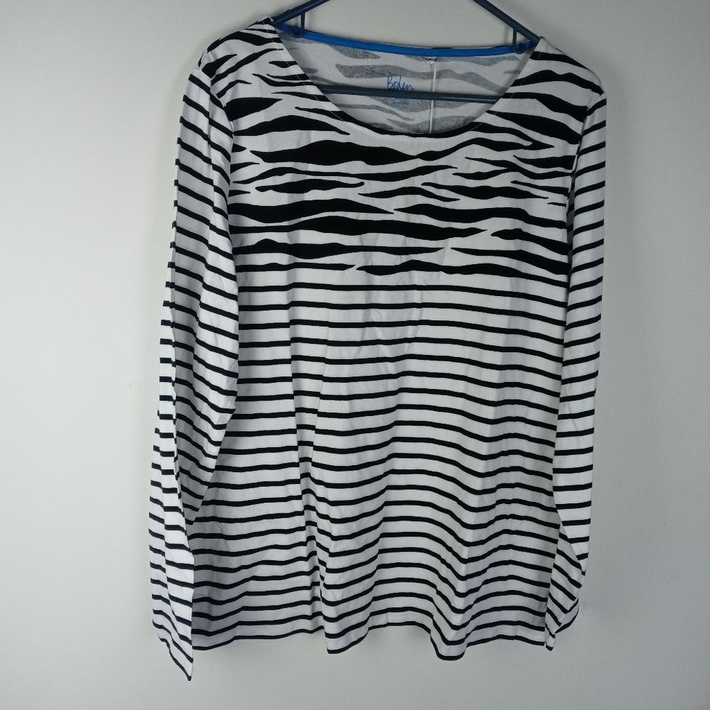 Boden Breton Long Sleeve Top Size 20-22
